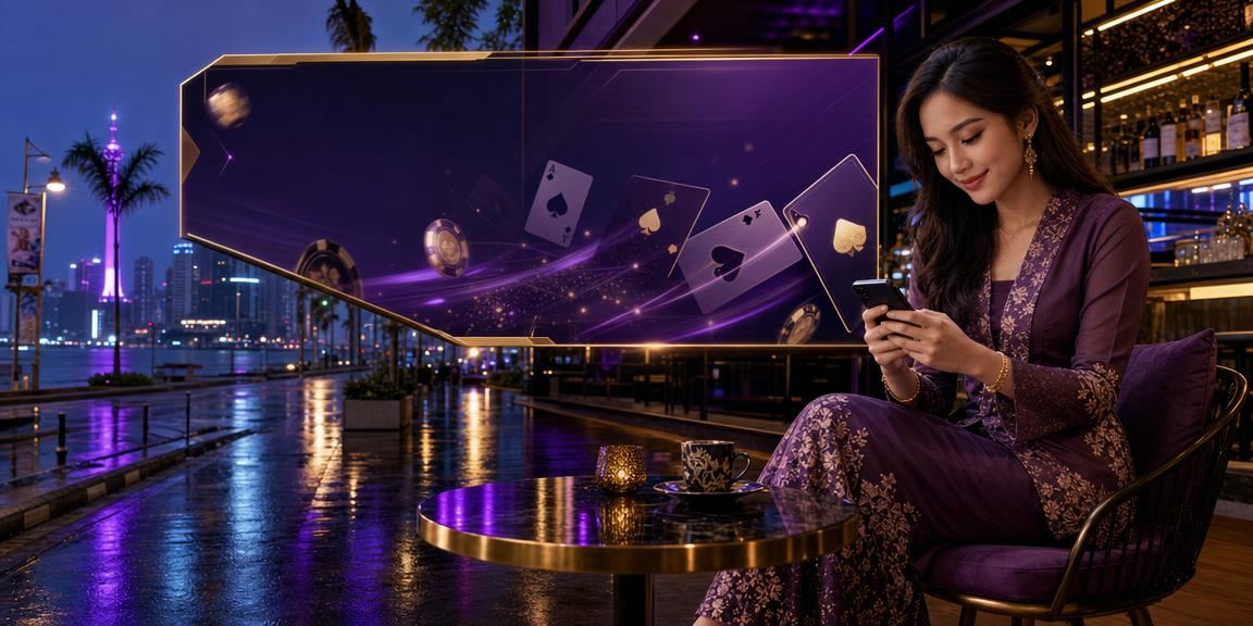 Pemain Kuantan menikmati permainan Teen Patti dalam suasana kasino bergaya tempatan